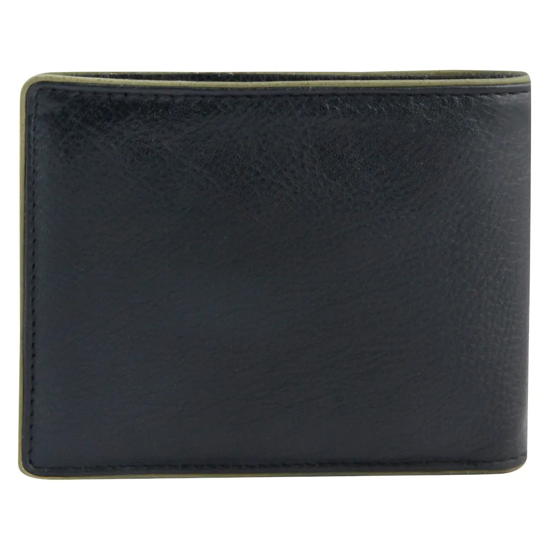 14056 Black & Green Bifold Wallet