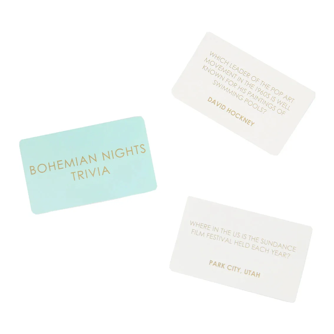 Bohemian Nights Trivia Game