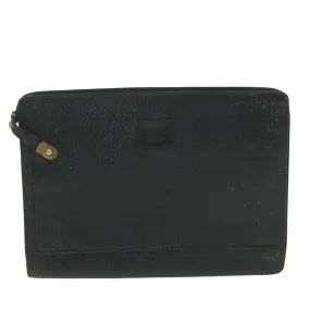Burberry Black Leather Briefcase Bag (Pre-Owned)