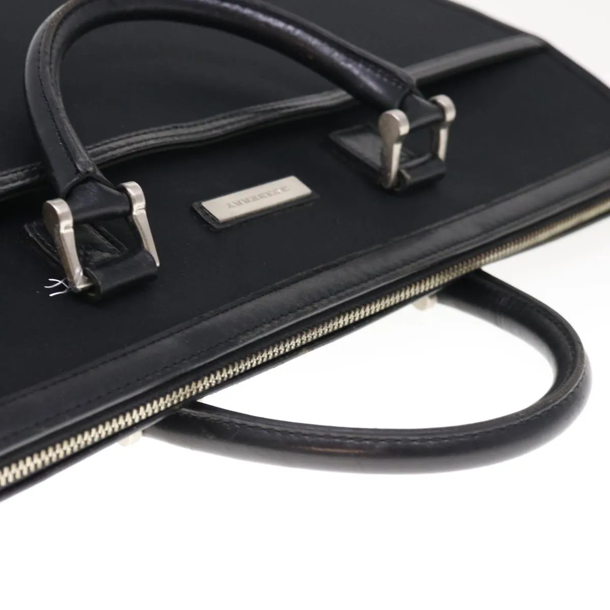 Burberry Black Synthetic Briefcase Bag (Pre-Owned)
