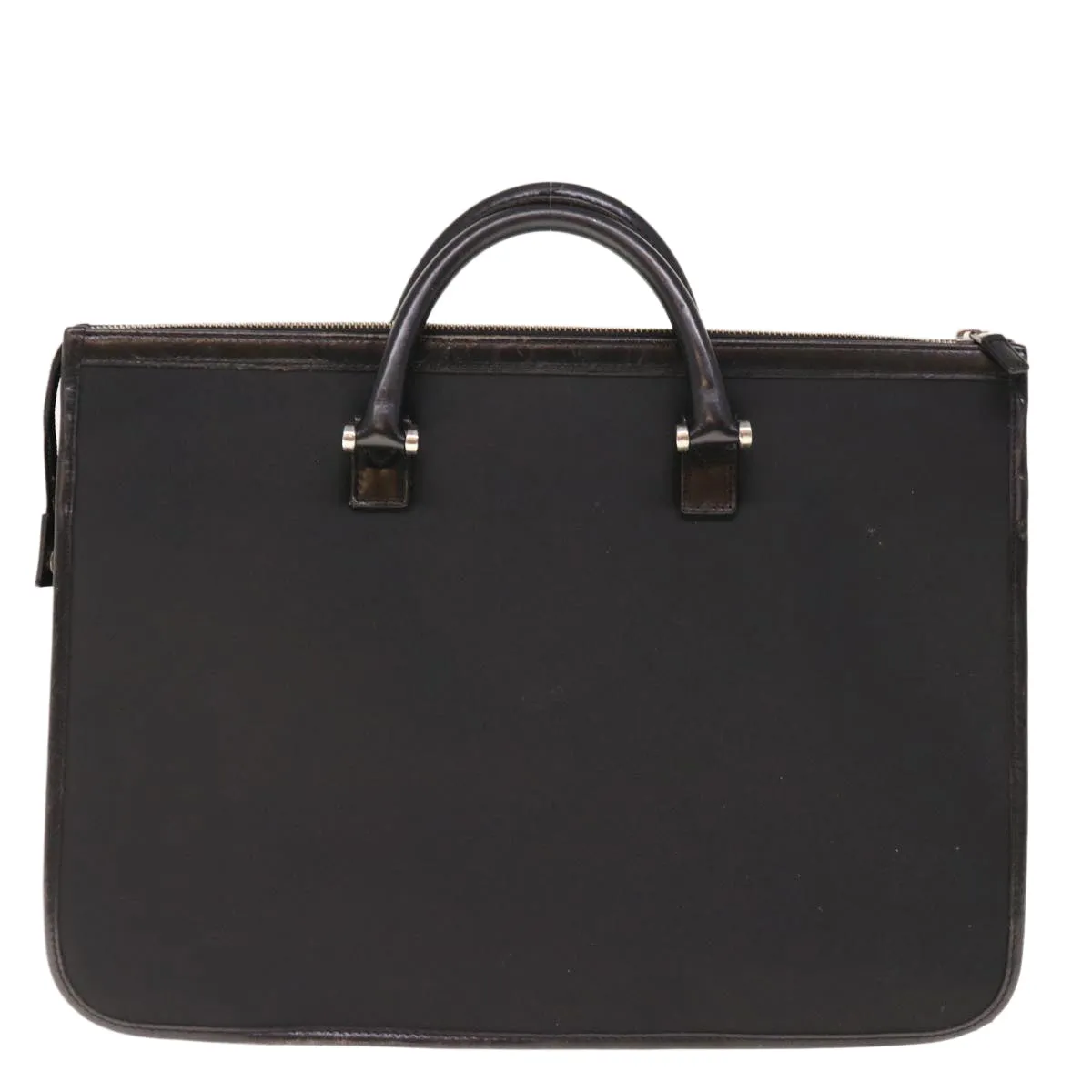 Burberry Black Synthetic Briefcase Bag (Pre-Owned)