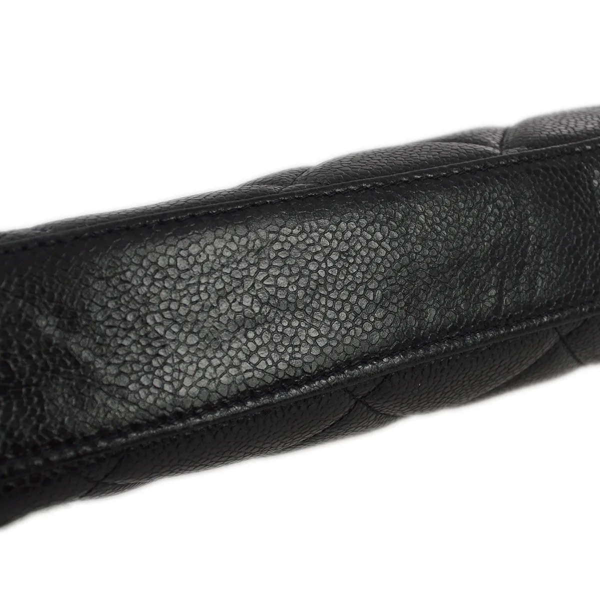 Chanel 1994-1996 Black Caviar Briefcase Business Handbag