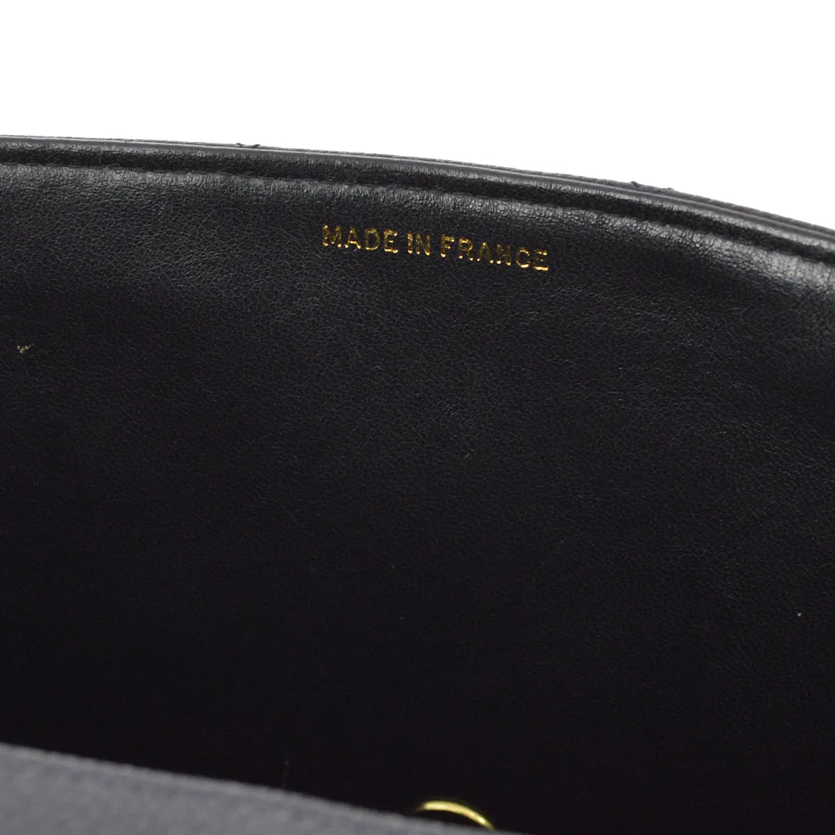 Chanel 1994-1996 Black Caviar Briefcase Business Handbag