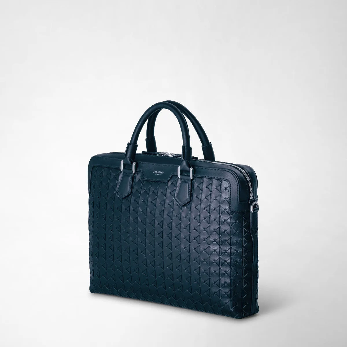 EXTRA SLIM BRIEFCASE IN MOSAICO
