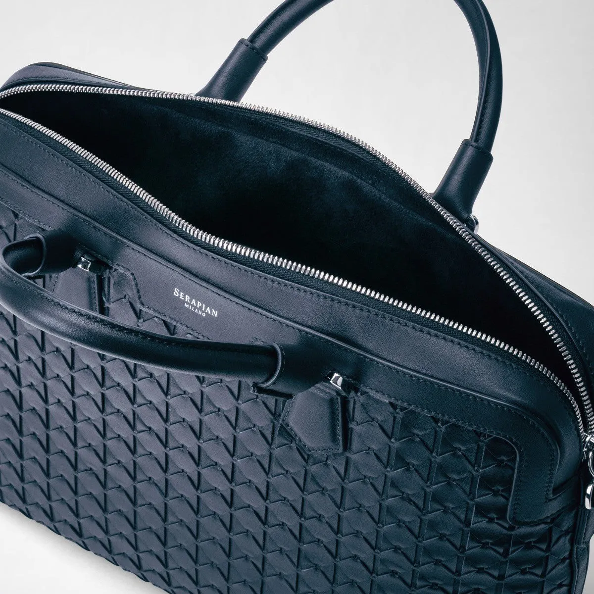 EXTRA SLIM BRIEFCASE IN MOSAICO