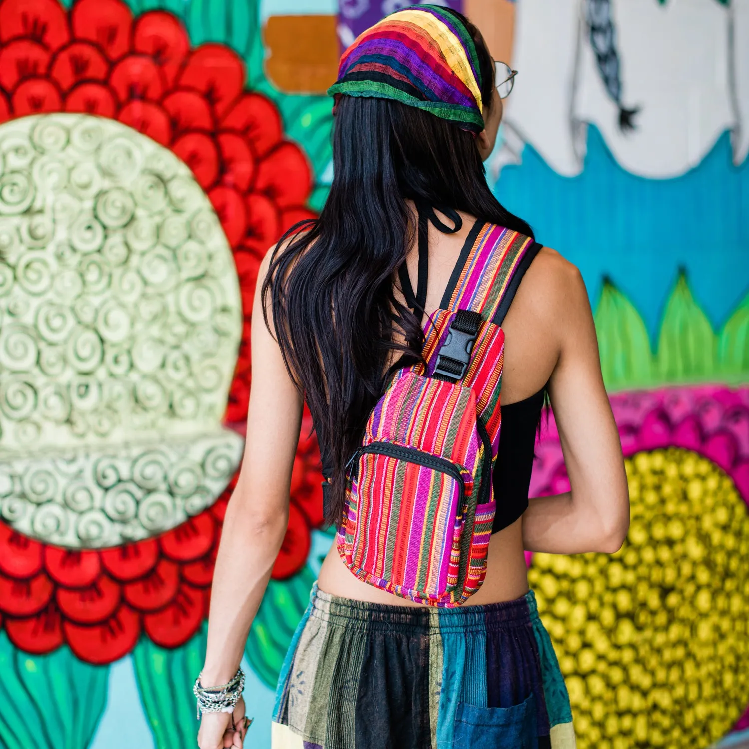 Ikat Harp Bag