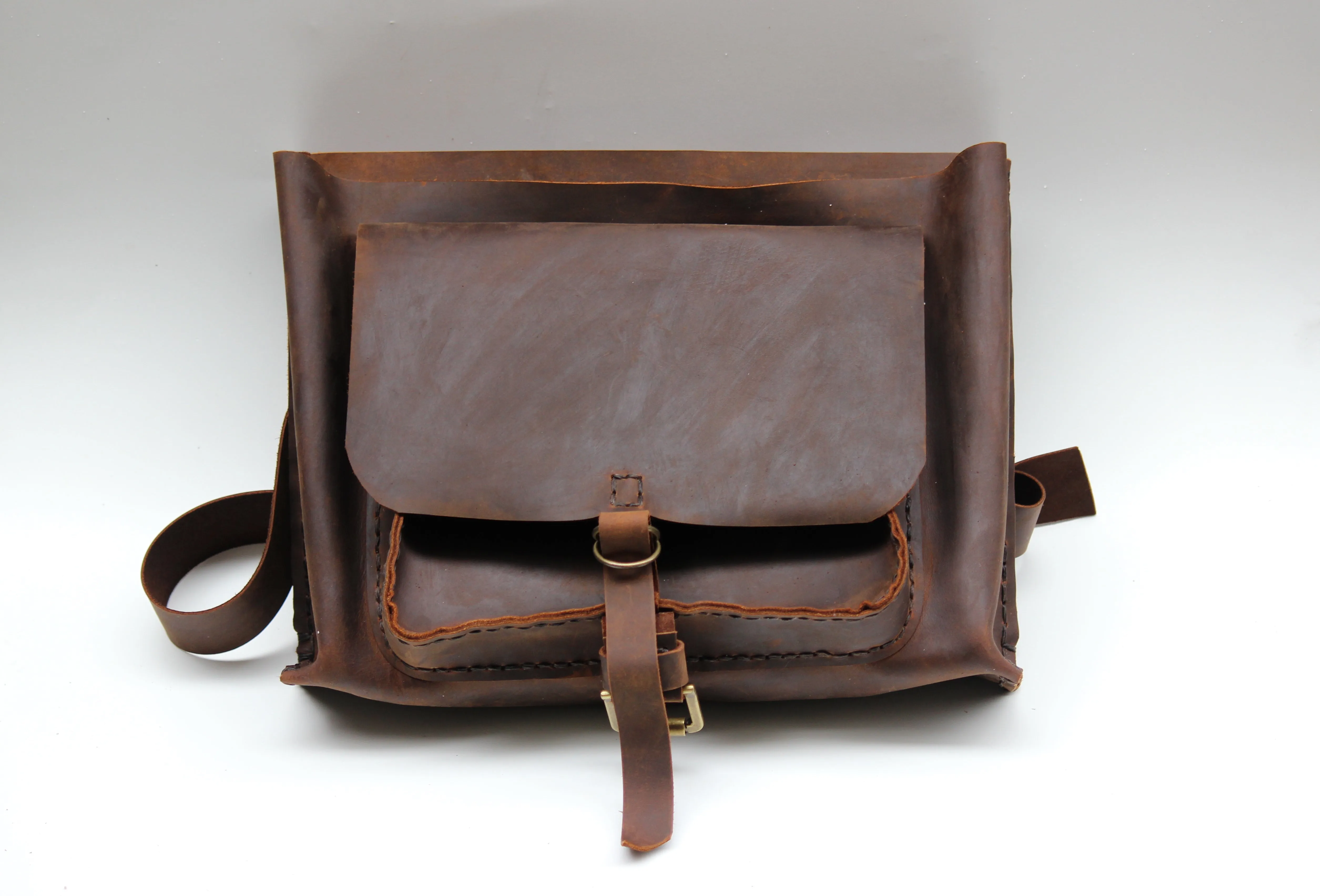 Leather Crossbody Bag Made Of Full Grain Leather Custom Leather Bag