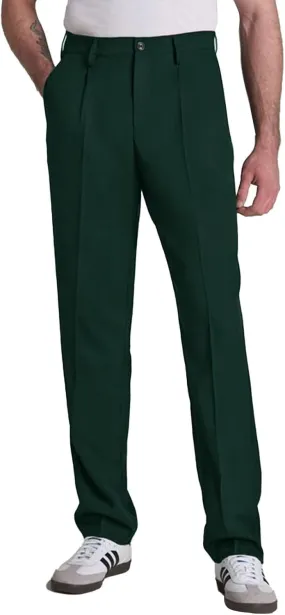 Men's Classic Fit Dress Pants Expandable Waist Pleated Suit Trousers
