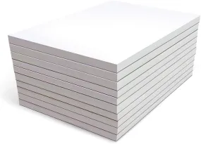 NextDayLabels - Memo Pads, 10 Notepads with 50 Sheets - 4x6 Sheets Per Scratch Pad, White, 50#, Office and School Supplies for Writing Notes, Grocery Shoppin
