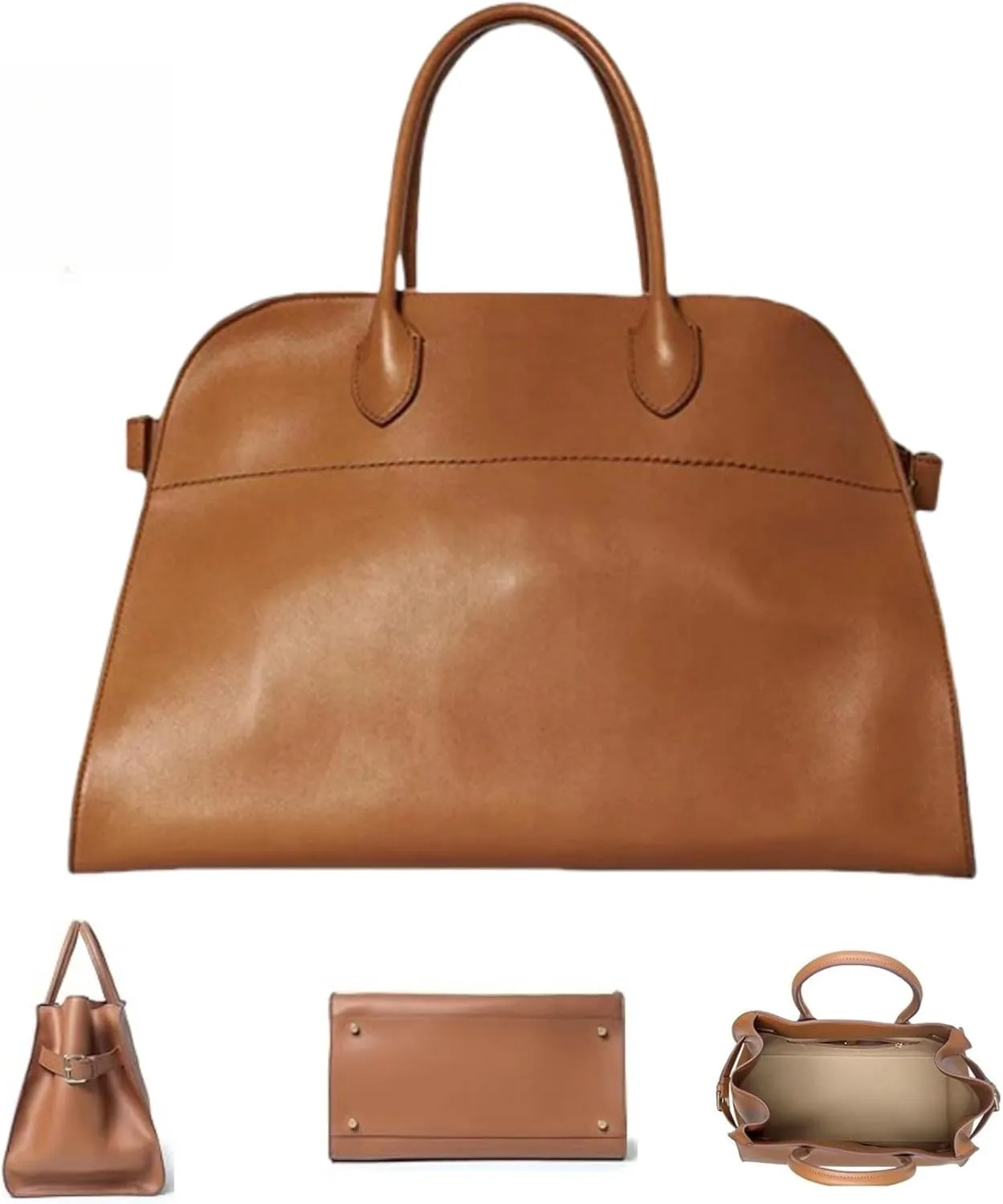 PU Leather Tote Bag for Women,Large Capacity Shoulder Bag,Luxury Retro Casual Hobo Purse