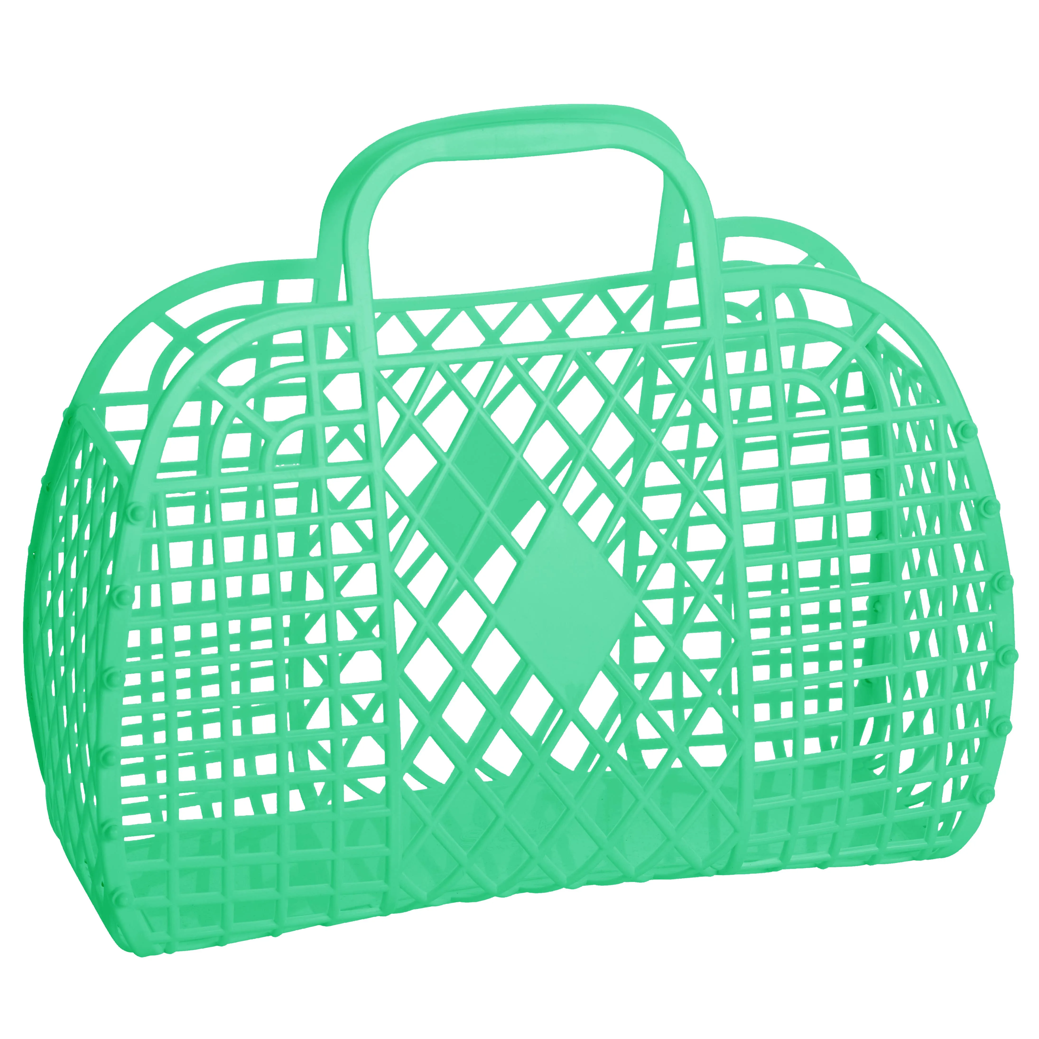 Retro Basket Jelly Bag - Large: Peach