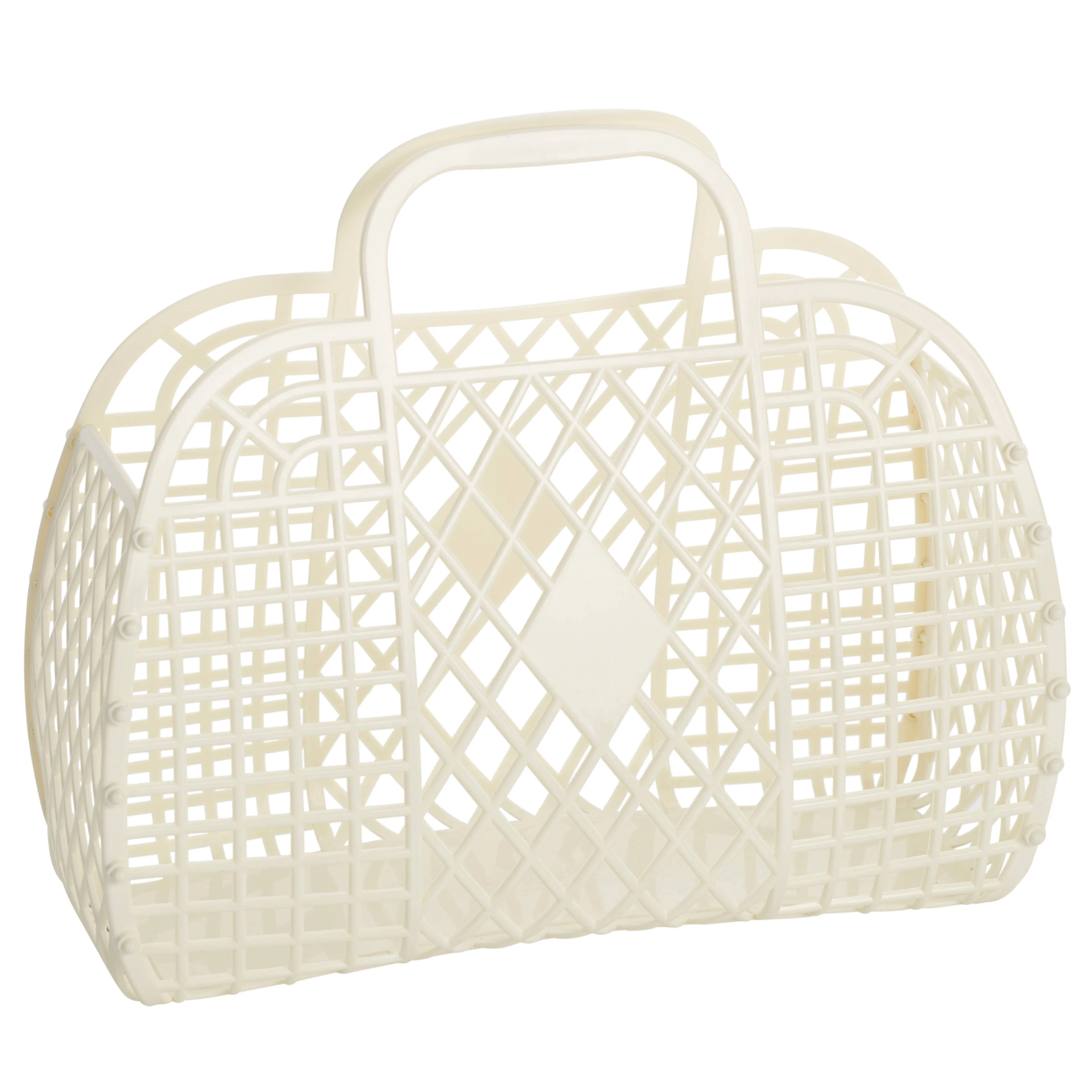Retro Basket Jelly Bag - Large: Peach