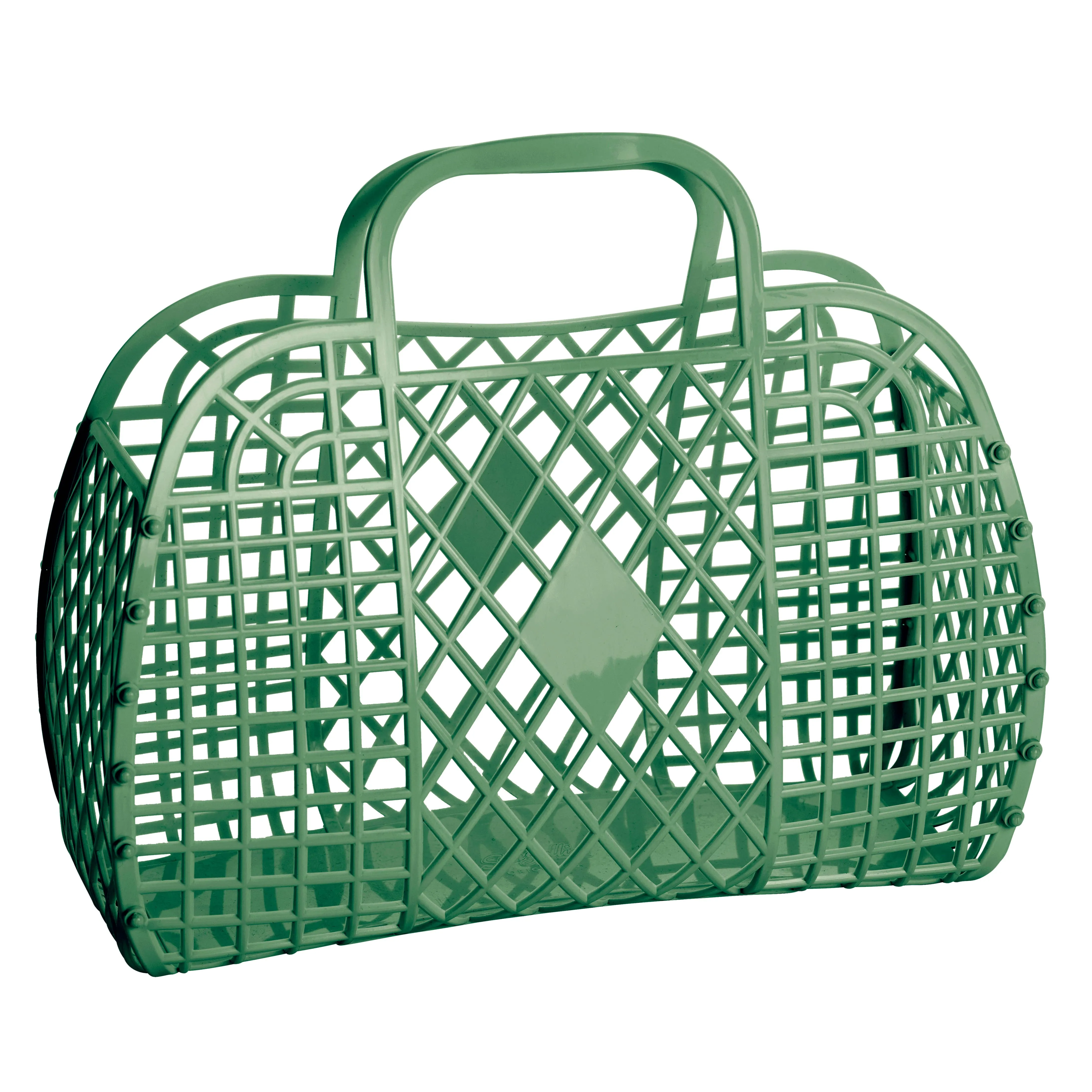 Retro Basket Jelly Bag - Large: Peach