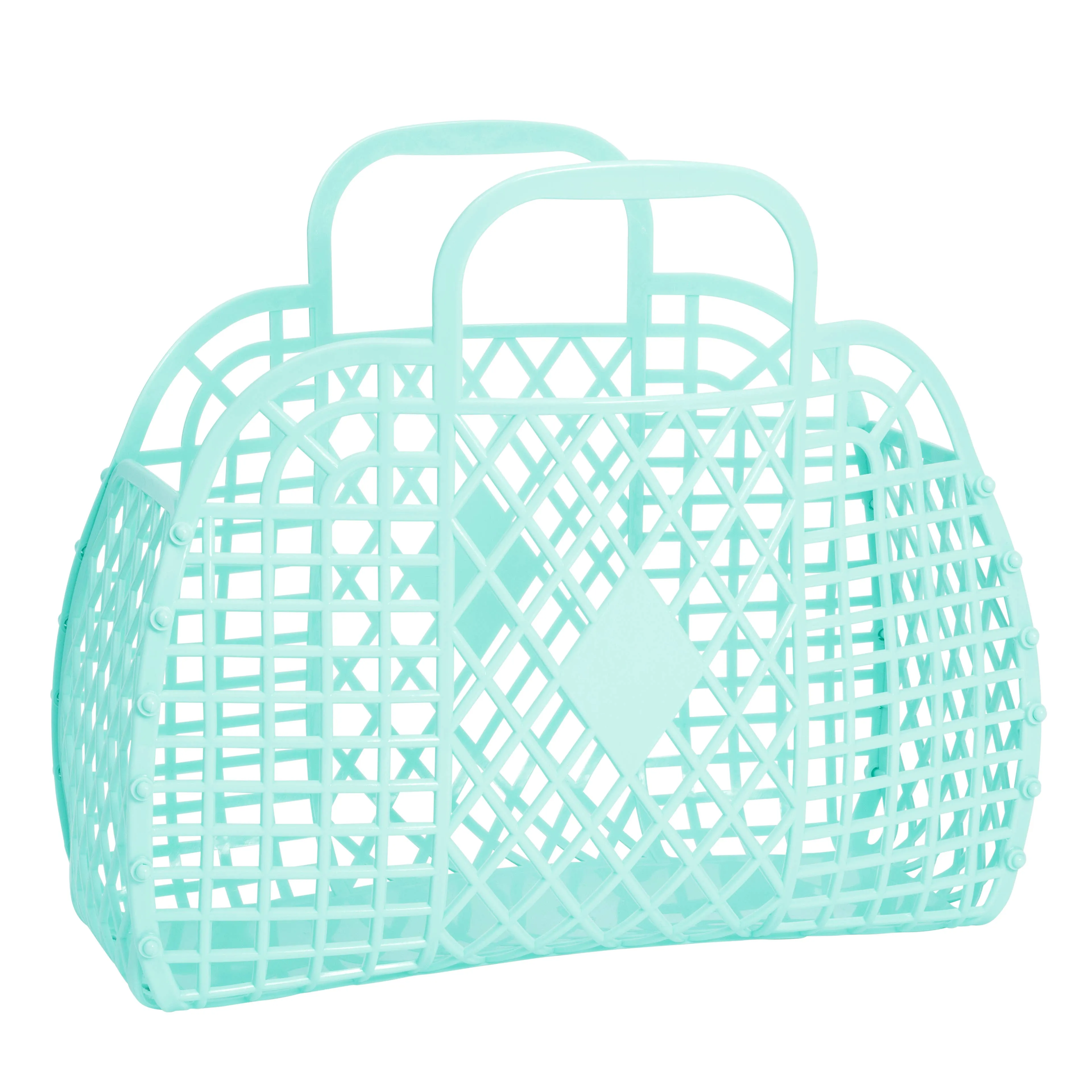 Retro Basket Jelly Bag - Large: Peach