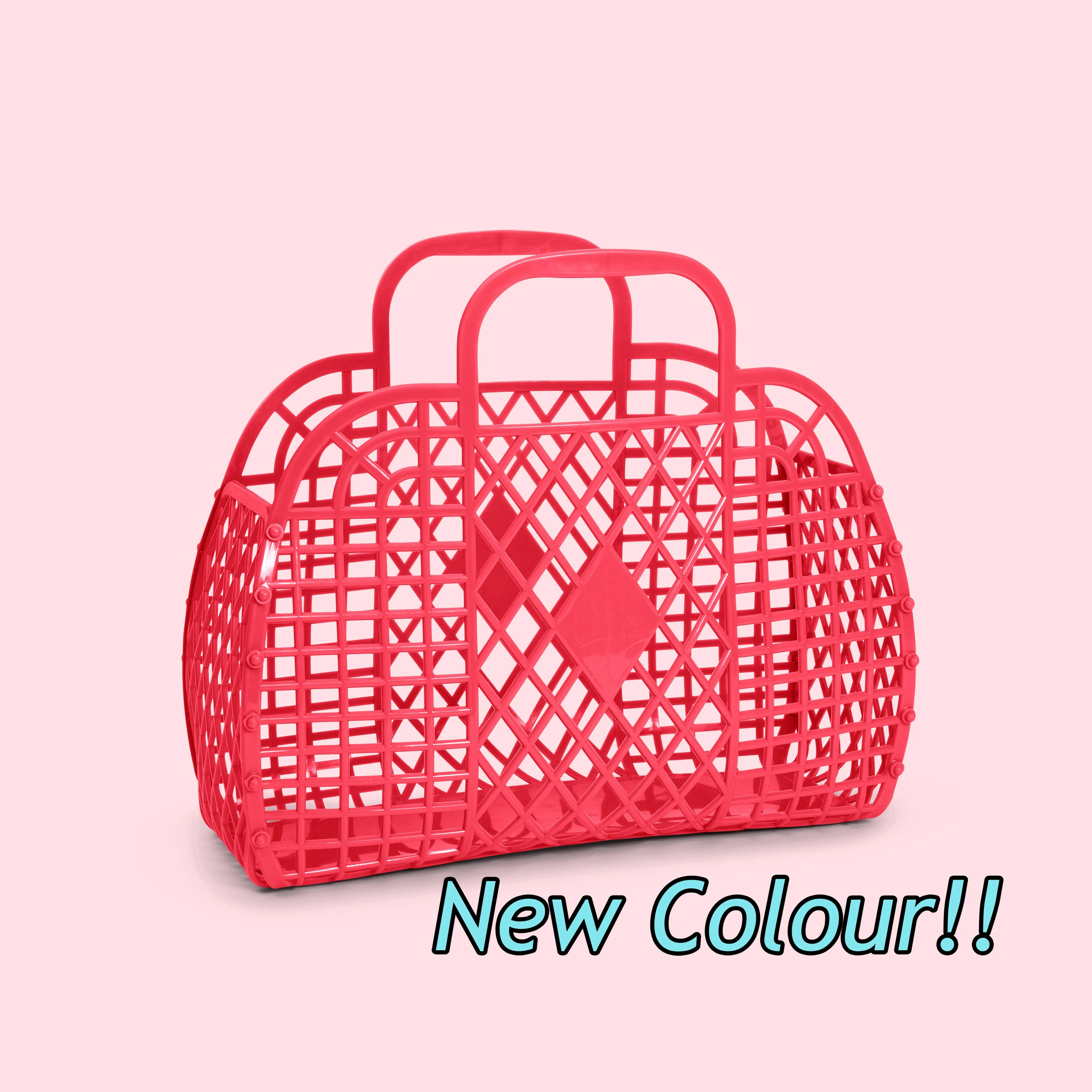 Retro Basket Jelly Bag - Small: Blue