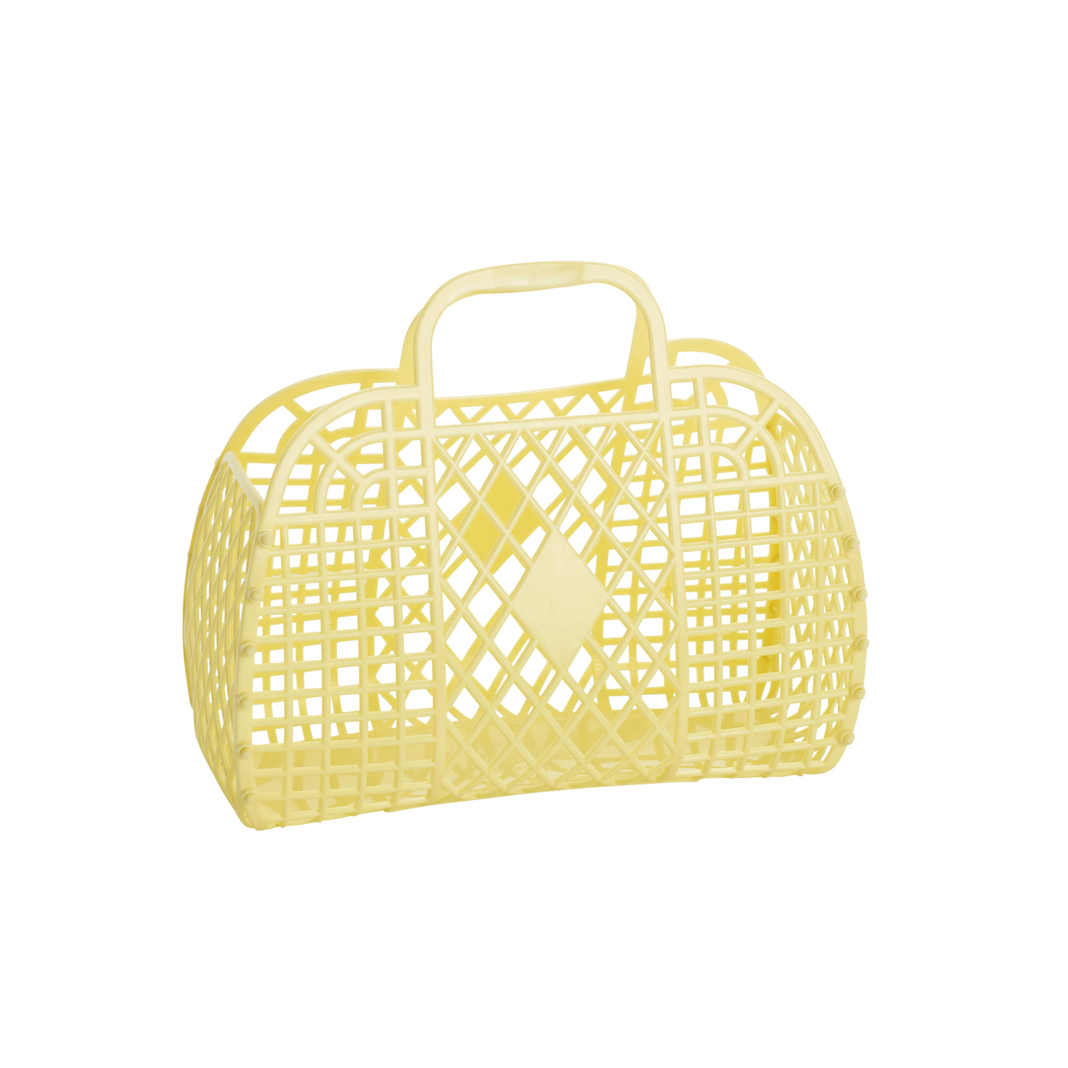 Retro Basket Jelly Bag - Small: Cream