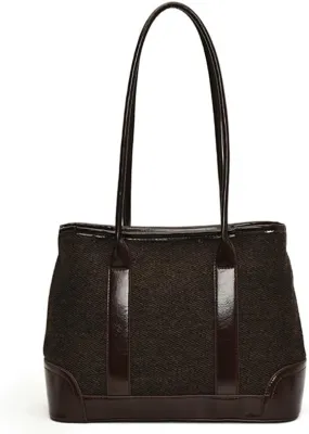 Trendy Tote Bag for Women Large Capacity Shoulder Bag Underarm Bag Tote Handbag Travel College Work Purse