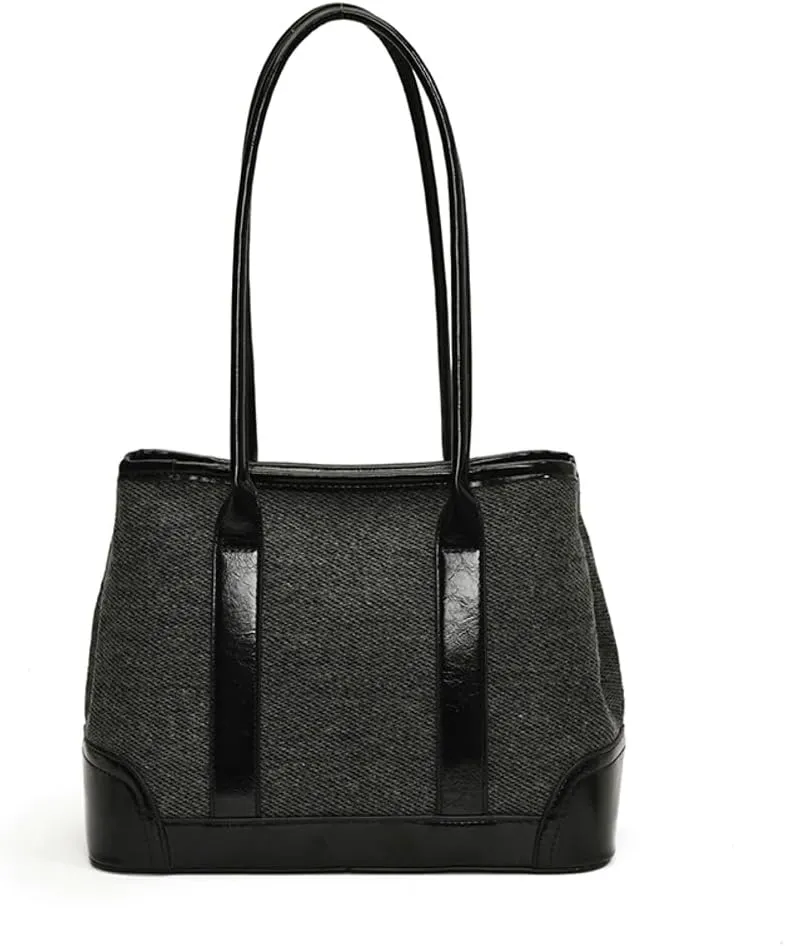 Trendy Tote Bag for Women Large Capacity Shoulder Bag Underarm Bag Tote Handbag Travel College Work Purse